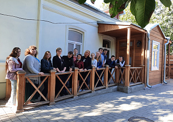 Студенты Таганрогского института им. А.П. Чехова посетили музей "Дом Павла Егоровича Чехова" 