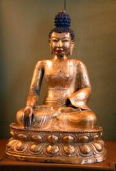 Скульптурное изображение Будды. Бронза. Индия. ХIХ в.