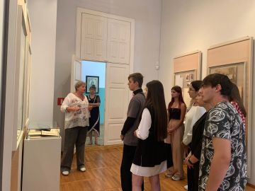В Литературном музее А.П.Чехова прошла тематическая экскурсия «Таганрогские мотивы в творчестве А.П.Чехова».