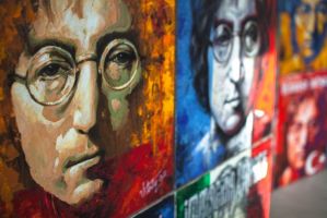 Открытие выставки "Джон Леннон - Человек Мира"