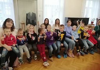 26 ноября музей И.Д. Василенко посетили ребята из МБДОУ детский сад № 2 и их родители